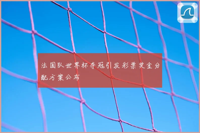 法国队世界杯夺冠引发彩票奖金分配方案公布