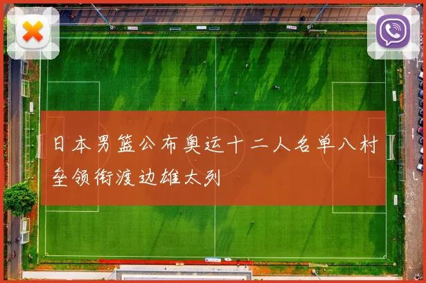 日本男篮公布奥运十二人名单八村垒领衔渡边雄太列