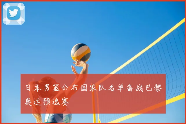 日本男篮公布国家队名单备战巴黎奥运预选赛